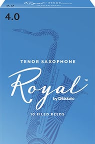 Rico Royal Tenor Saxophone Reeds #4 Box of 10 Reeds